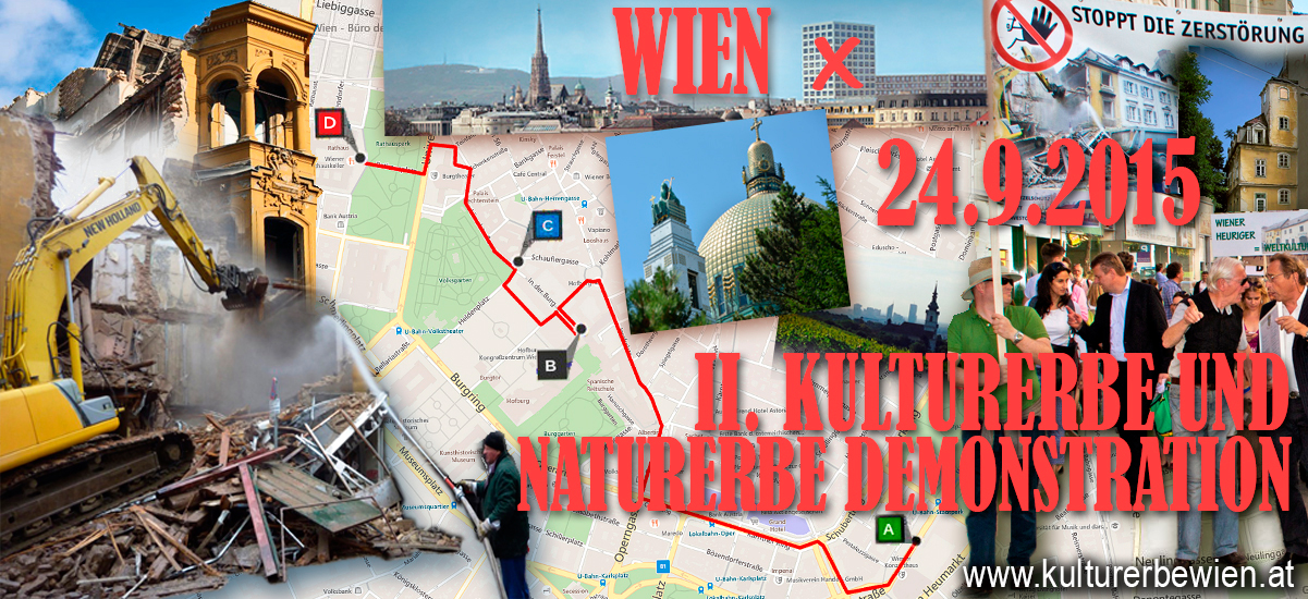 Bild: II. Demonstration Kulturerbe und Naturerbe Wien