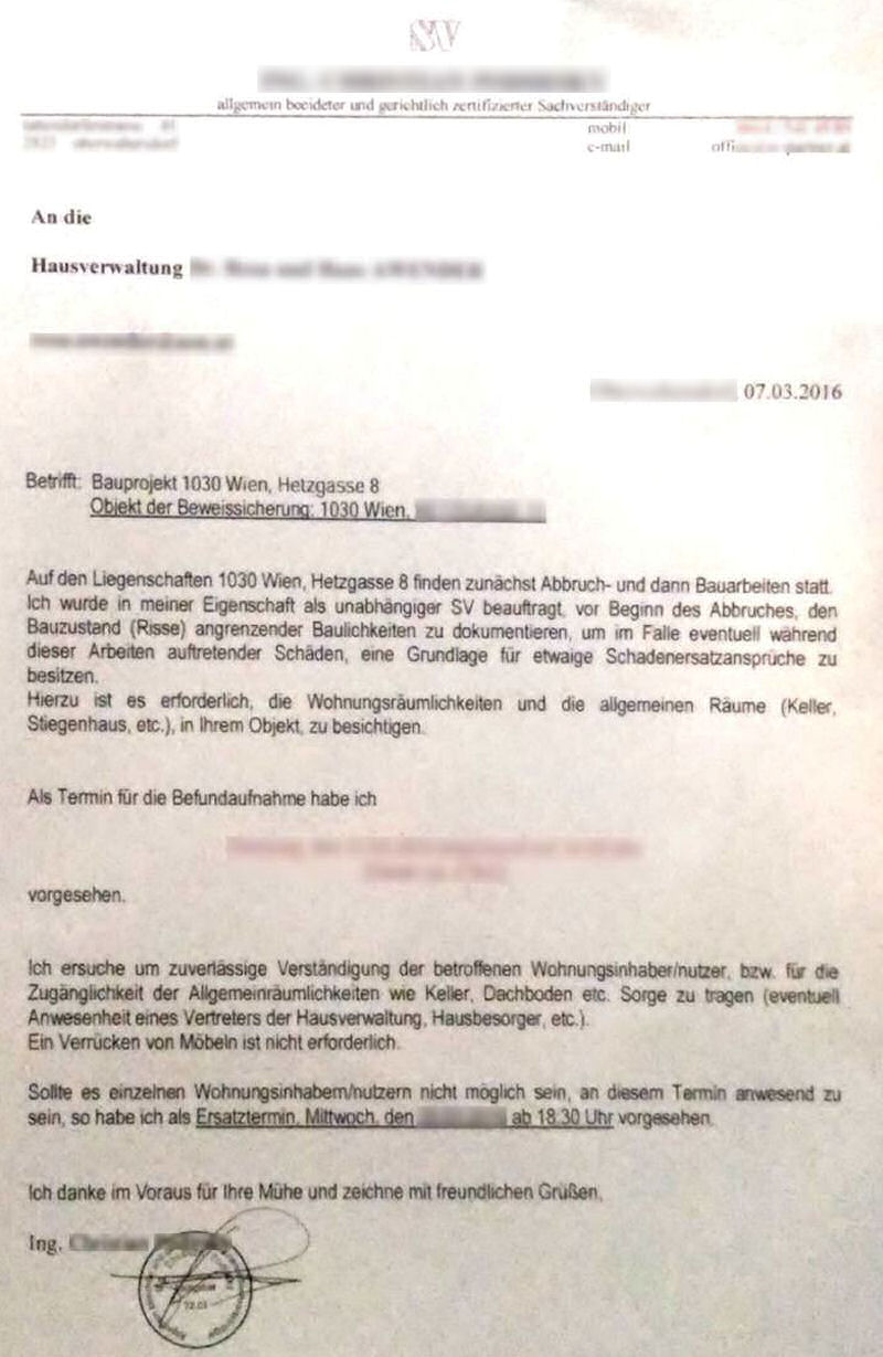 Beweissicherung
